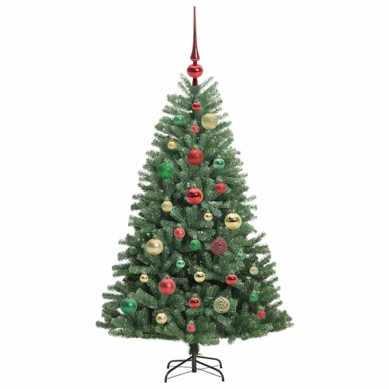 Dirbtinė Sulankstoma Kalėdų Eglutė Žalia 120 cm PVC ir metalas