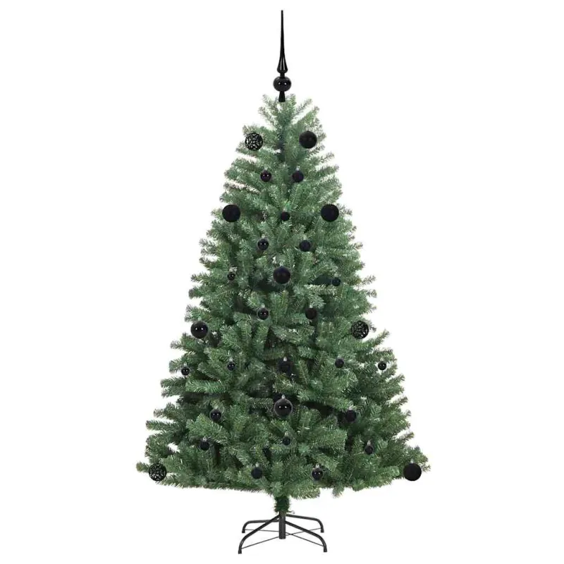 Dirbtinė Sulankstoma Kalėdų Eglutė Žalia 150 cm PVC ir metalas