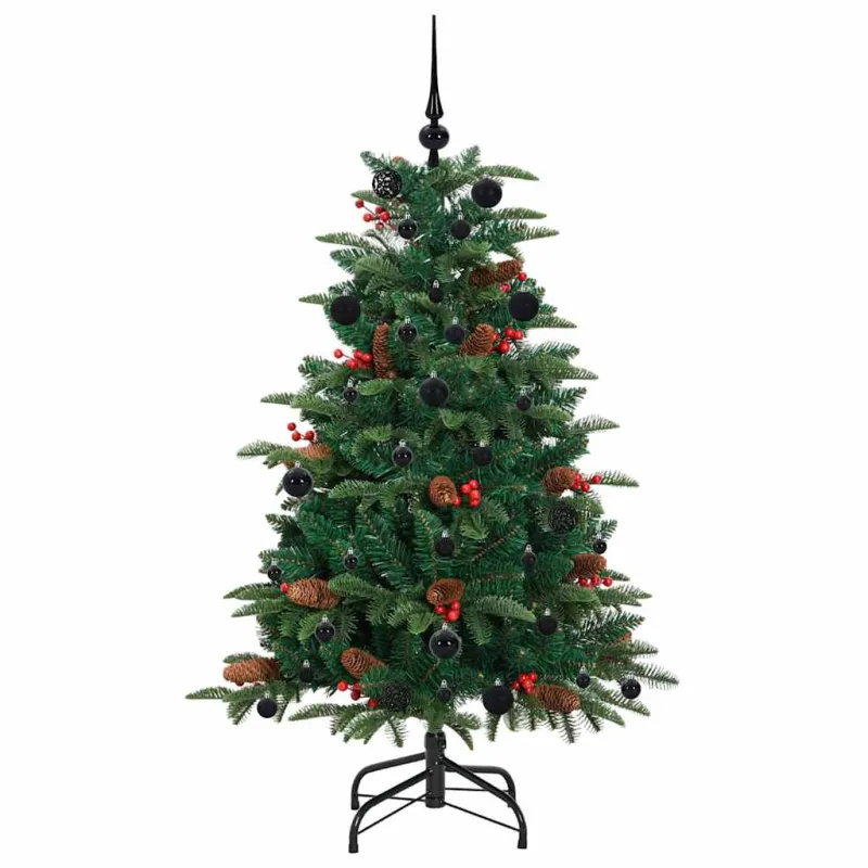 Dirbtinė Kalėdų eglutė Žalia 150 cm PVC ir Metalas ir Plastikas