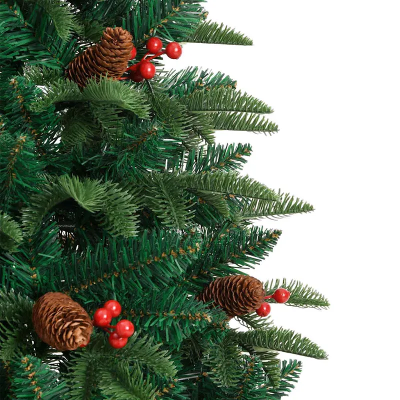 Dirbtinė Kalėdų eglutė Žalia 150 cm PVC ir Metalas ir Plastikas
