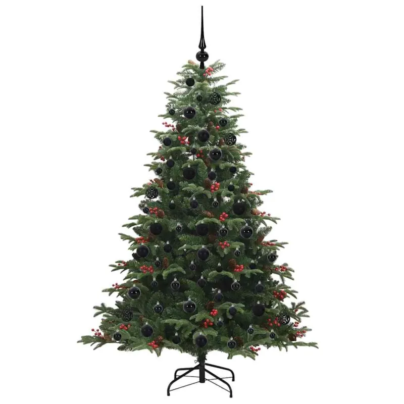Dirbtinė Kalėdų eglutė Žalia 180 cm PVC ir Metalas ir Plastikas