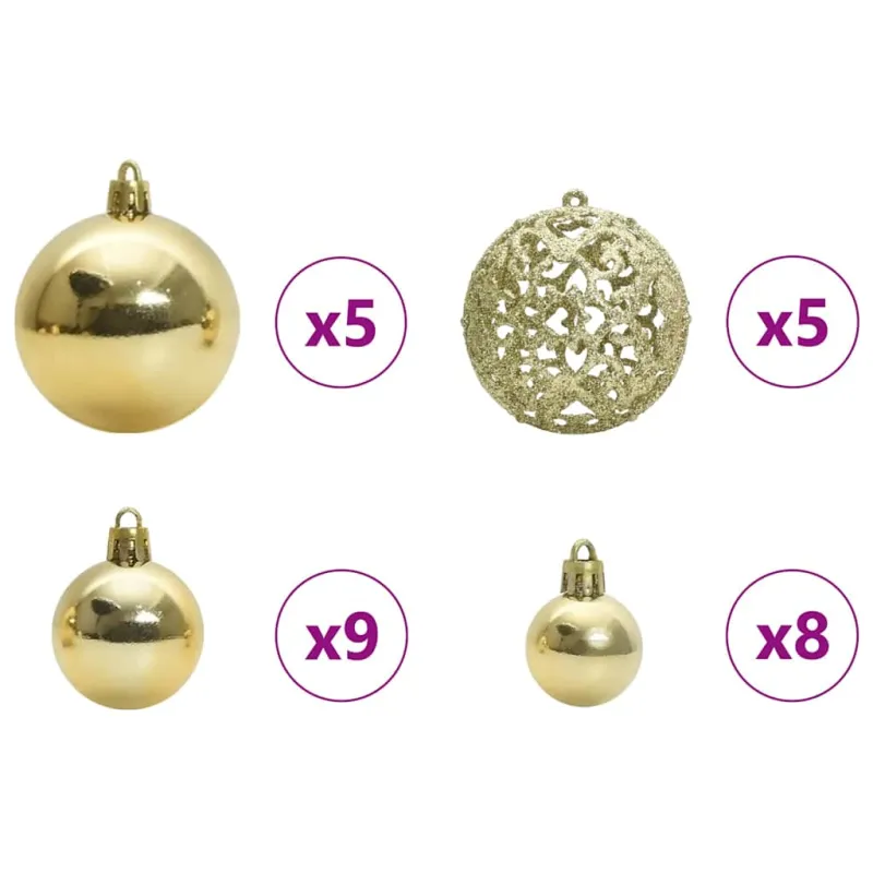 Dirbtinė Sulankstoma Kalėdų Eglutė Balta 120 cm PE ir PVC