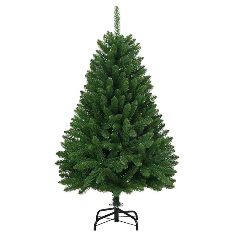 Dirbtinė Kalėdų eglutė su 150 LED Žalia 120 cm PVC ir metalas