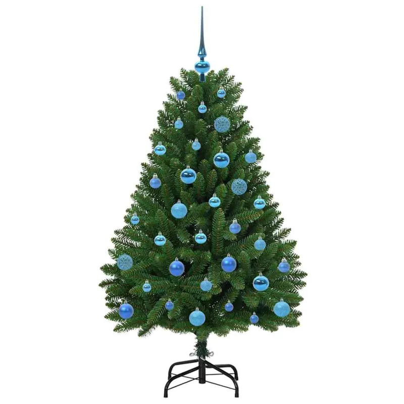 Dirbtinė Kalėdų eglutė su 150 LED Žalia 150 cm PVC ir metalas