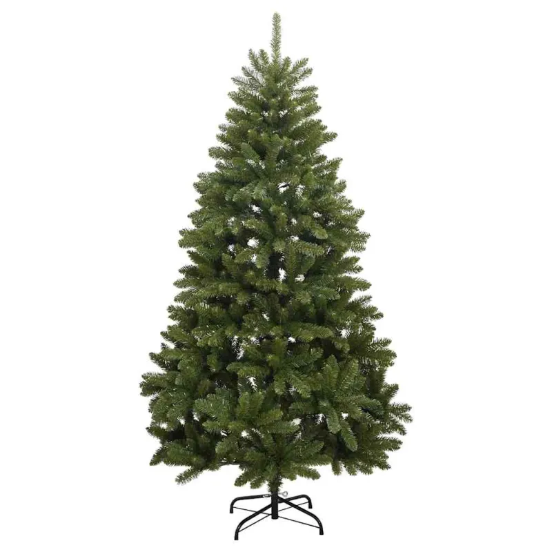 Dirbtinė Kalėdų eglutė su 300 LED Žalia 210 cm PVC ir metalas