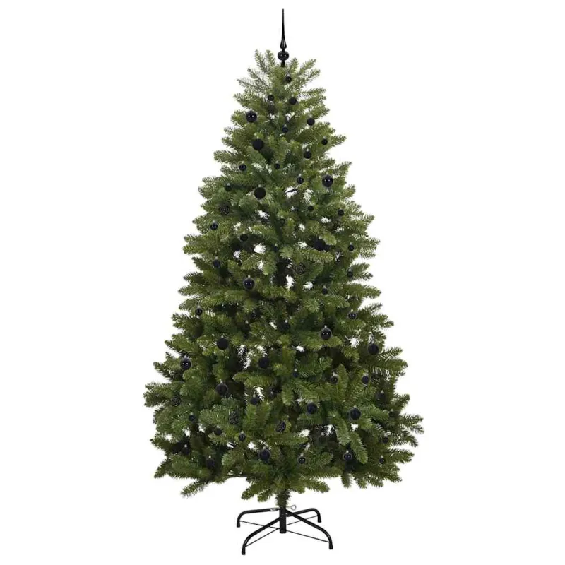 Dirbtinė Kalėdų eglutė su 300 LED Žalia 270 cm PVC ir metalas