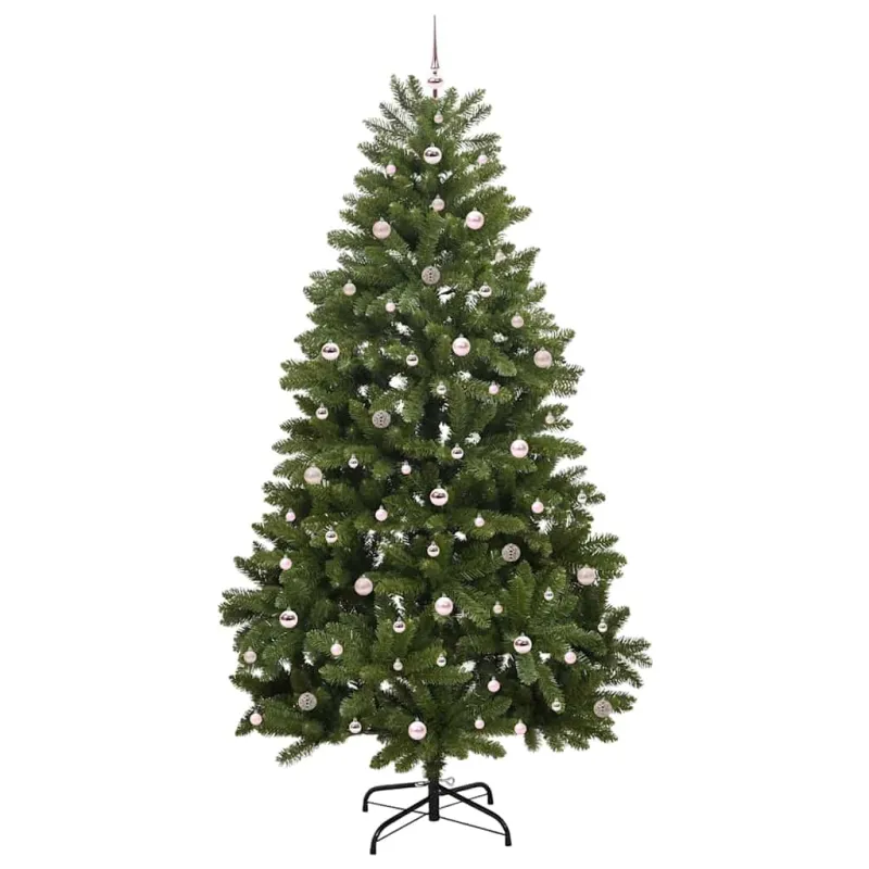 Dirbtinė Kalėdų eglutė su 300 LED Žalia 270 cm PVC ir metalas