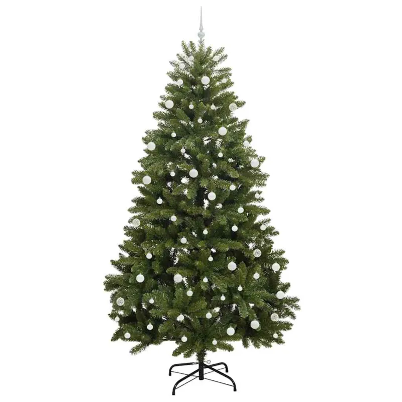 Dirbtinė Kalėdų eglutė su 300 LED Žalia 270 cm PVC ir metalas
