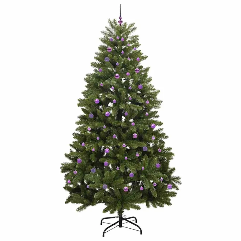 Dirbtinė Kalėdų eglutė su 300 LED Žalia 270 cm PVC ir metalas