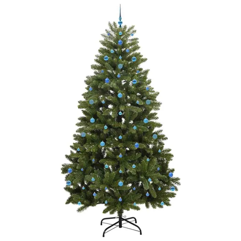 Dirbtinė Kalėdų eglutė su 300 LED Žalia 270 cm PVC ir metalas
