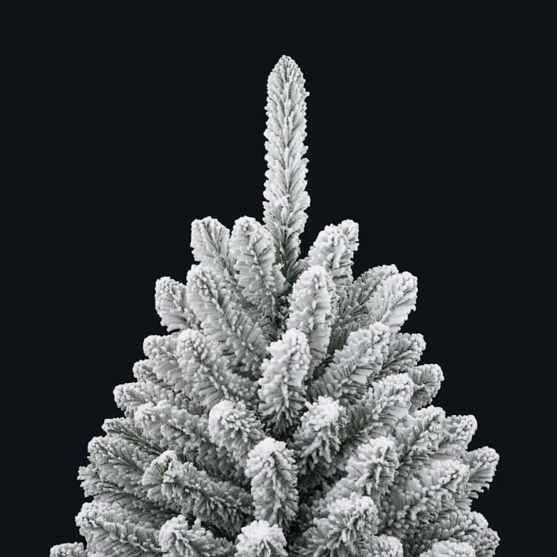 Dirbtinė Kalėdų eglutė Žalia ir balta 120 cm PVC ir metalas