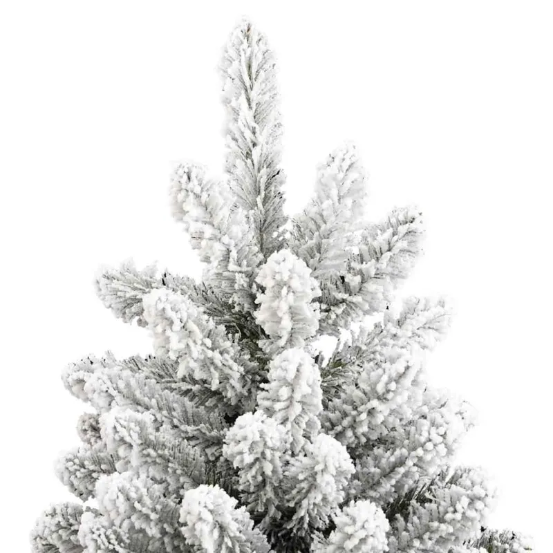 Dirbtinė Kalėdų eglutė Žalia ir balta 180 cm PVC ir metalas