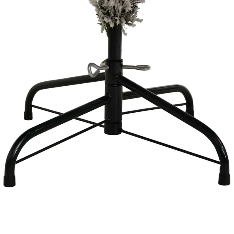 Dirbtinė Kalėdų eglutė Žalia ir balta 270 cm PVC ir metalas