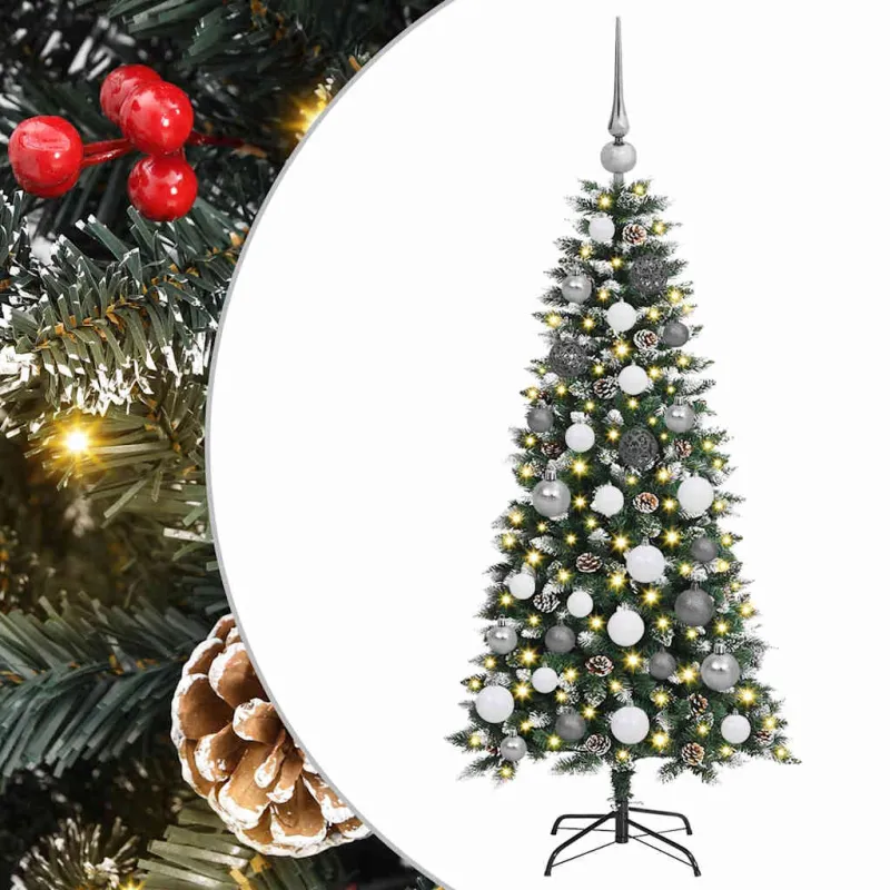 Dirbtinė Kalėdų eglutė Žalia 120 cm PVC, plastikas ir plienas