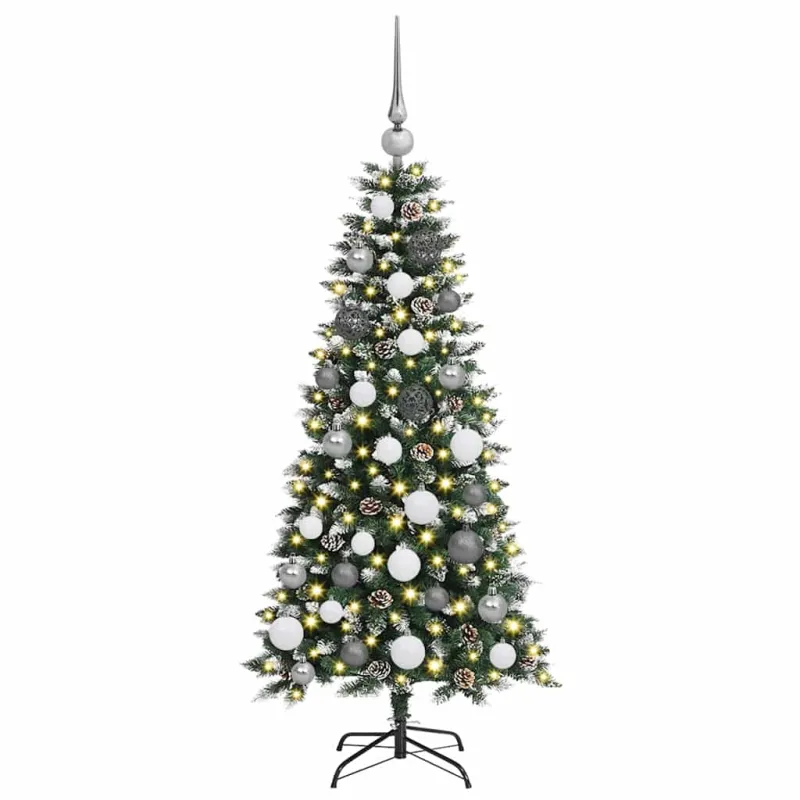 Dirbtinė Kalėdų eglutė Žalia 120 cm PVC, plastikas ir plienas