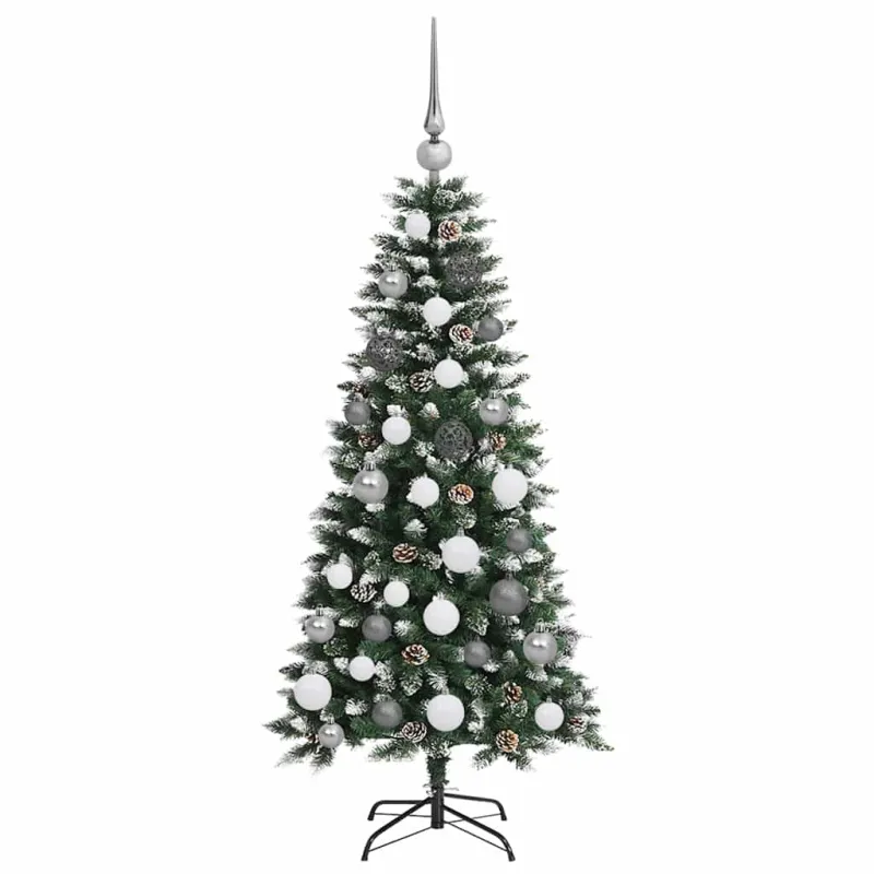 Dirbtinė Kalėdų eglutė Žalia 120 cm PVC, plastikas ir plienas