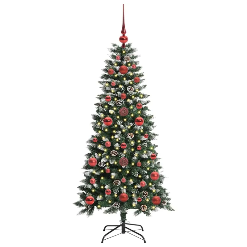 Dirbtinė Kalėdų eglutė Žalia 120 cm PVC, plastikas ir plienas