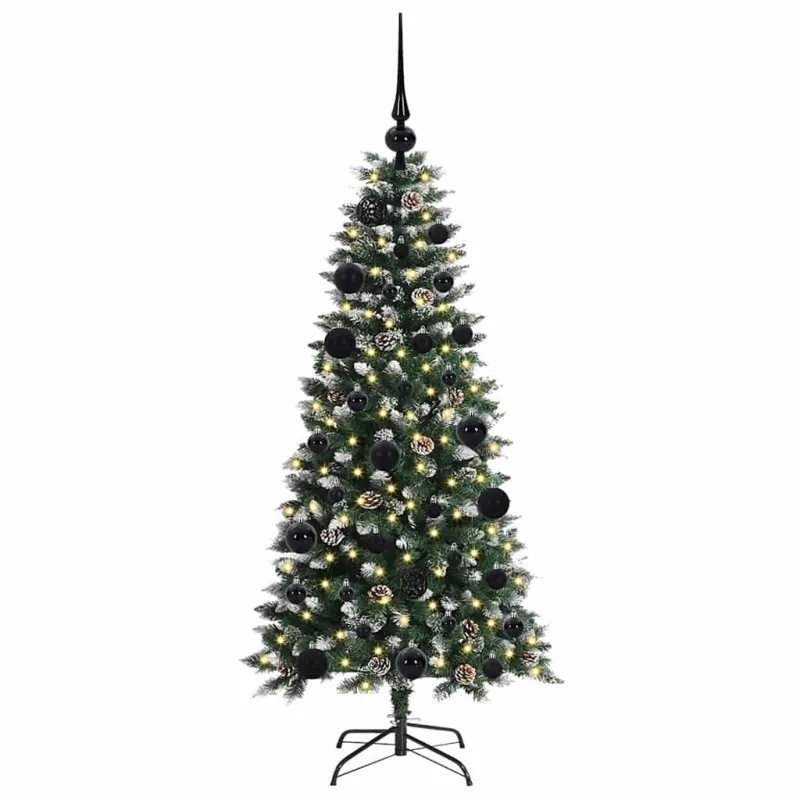 Dirbtinė Kalėdų eglutė Žalia 120 cm PVC, plastikas ir plienas