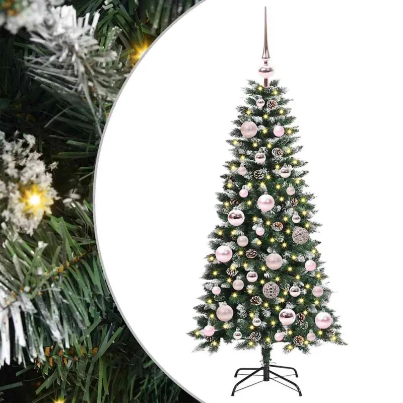 Dirbtinė Kalėdų eglutė Žalia 120 cm PVC, plastikas ir plienas