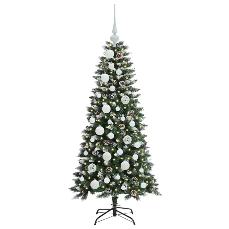 Dirbtinė Kalėdų eglutė Žalia 120 cm PVC, plastikas ir plienas