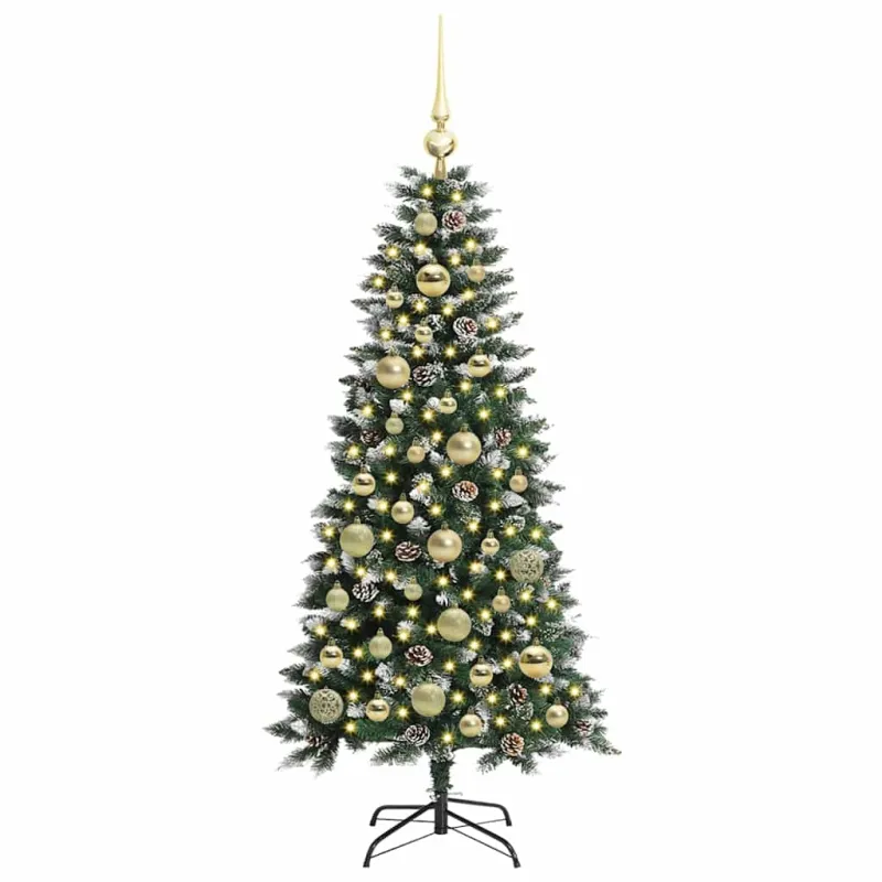 Dirbtinė Kalėdų eglutė Žalia 120 cm PVC, plastikas ir plienas
