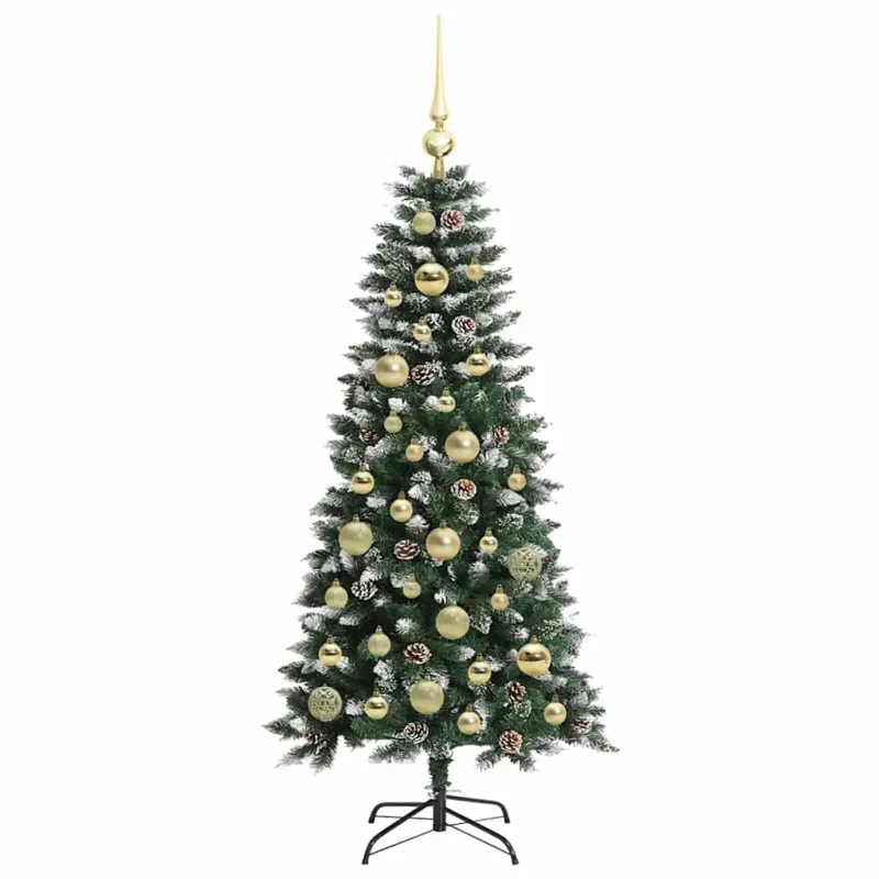 Dirbtinė Kalėdų eglutė Žalia 120 cm PVC, plastikas ir plienas