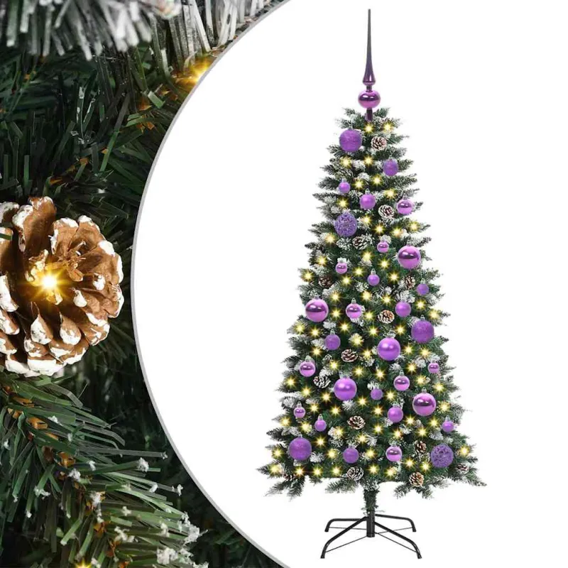 Dirbtinė Kalėdų eglutė Žalia 120 cm PVC, plastikas ir plienas