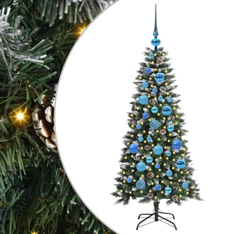 Dirbtinė Kalėdų eglutė Žalia 120 cm PVC, plastikas ir plienas