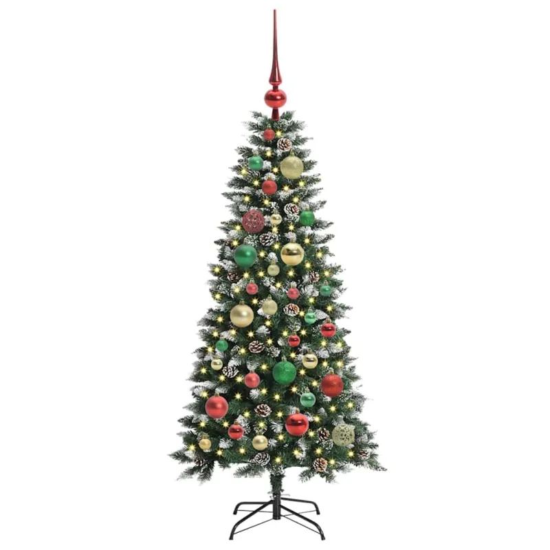 Dirbtinė Kalėdų eglutė Žalia 120 cm PVC, plastikas ir plienas