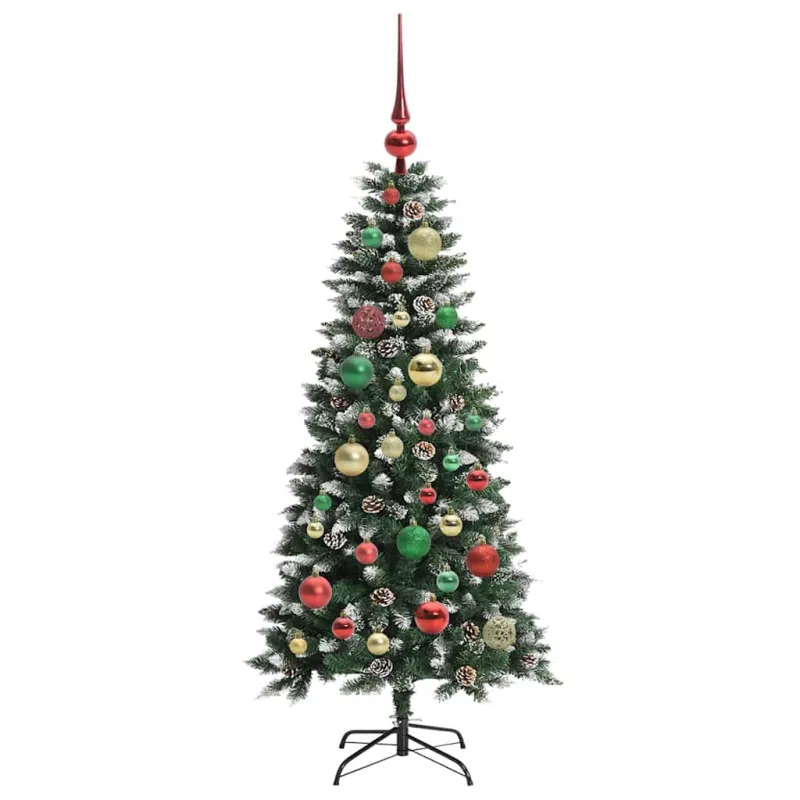Dirbtinė Kalėdų eglutė Žalia 120 cm PVC, plastikas ir plienas
