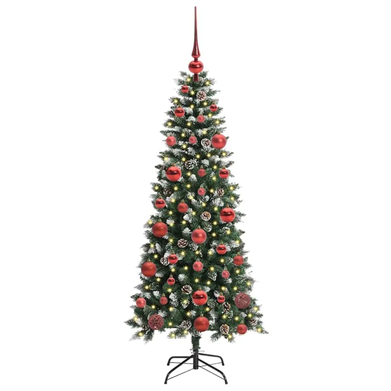 Dirbtinė Kalėdų eglutė Žalia 150 cm PVC, plastikas ir plienas