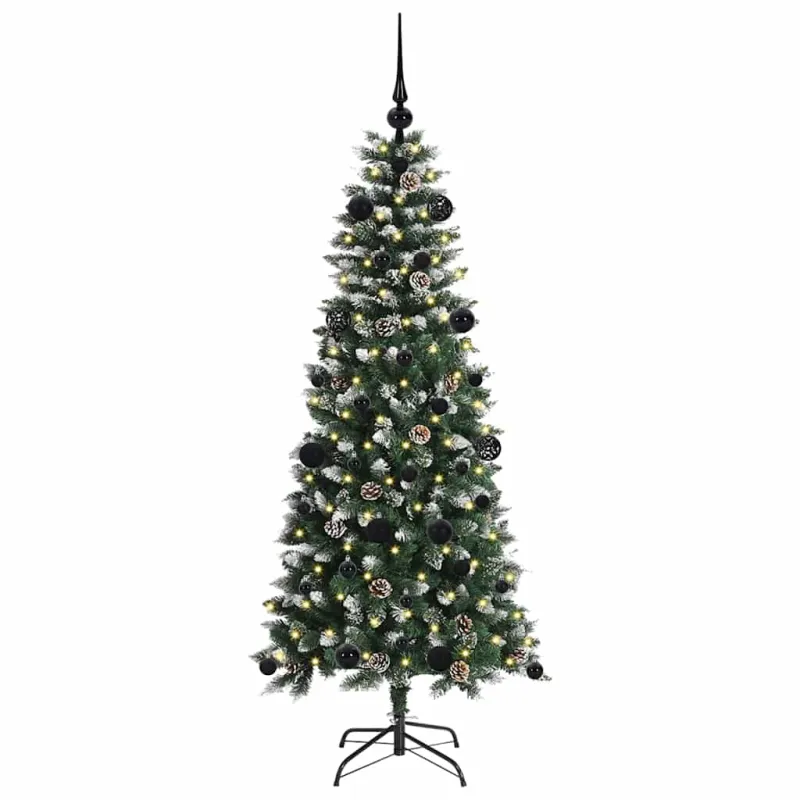 Dirbtinė Kalėdų eglutė Žalia 150 cm PVC, plastikas ir plienas