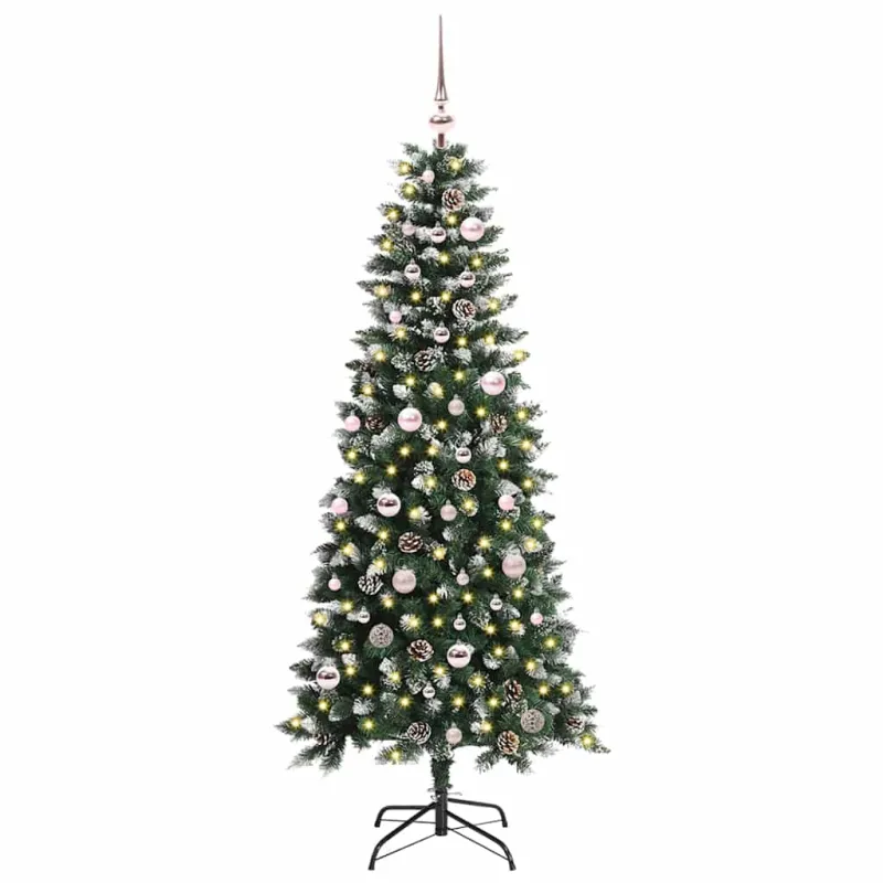 Dirbtinė Kalėdų eglutė Žalia 150 cm PVC, plastikas ir plienas