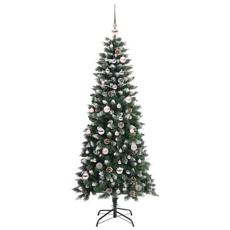 Dirbtinė Kalėdų eglutė Žalia 150 cm PVC, plastikas ir plienas
