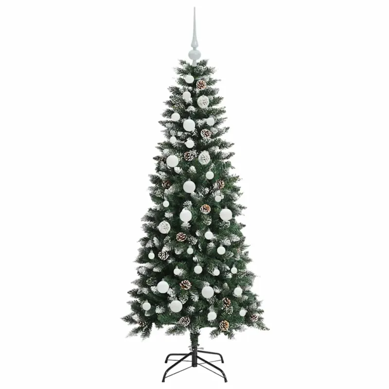 Dirbtinė Kalėdų eglutė Žalia 150 cm PVC, plastikas ir plienas