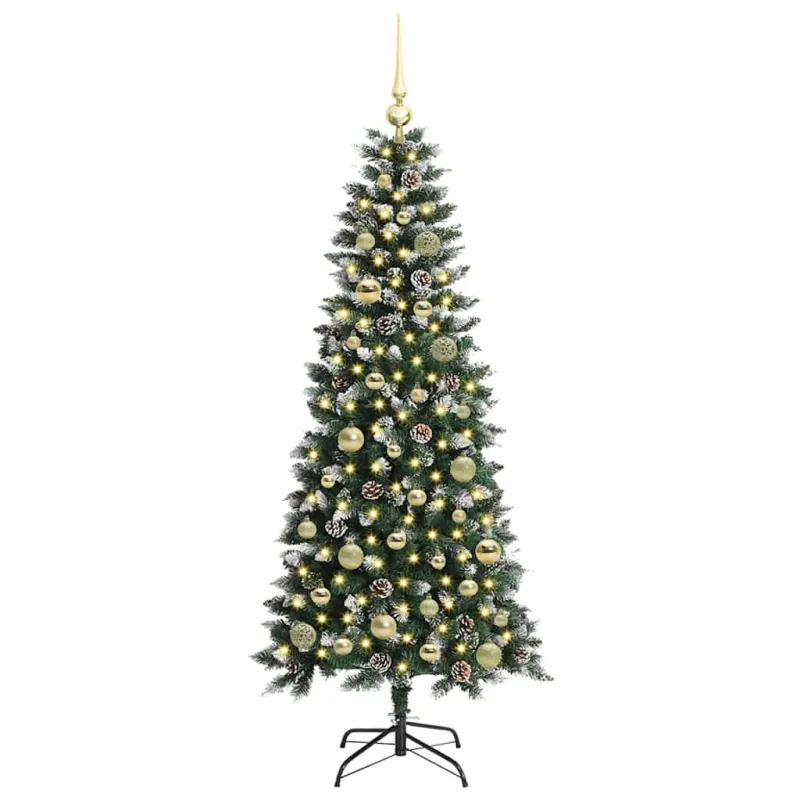 Dirbtinė Kalėdų eglutė Žalia 150 cm PVC, plastikas ir plienas