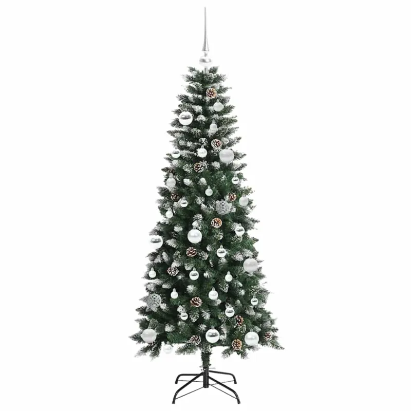 Dirbtinė Kalėdų eglutė Žalia 150 cm PVC, plastikas ir plienas