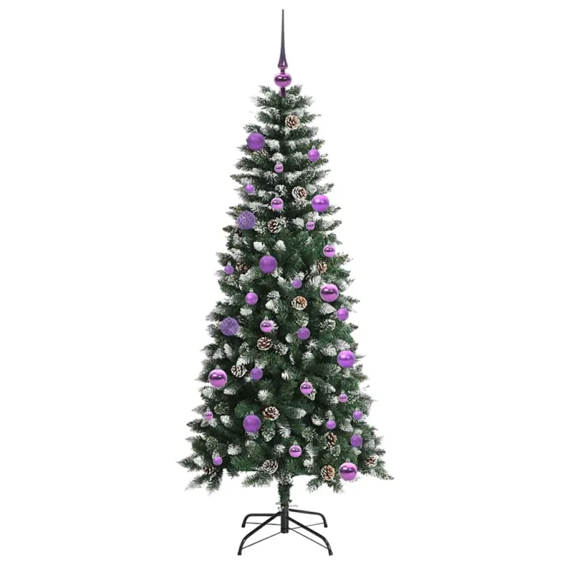 Dirbtinė Kalėdų eglutė Žalia 150 cm PVC, plastikas ir plienas