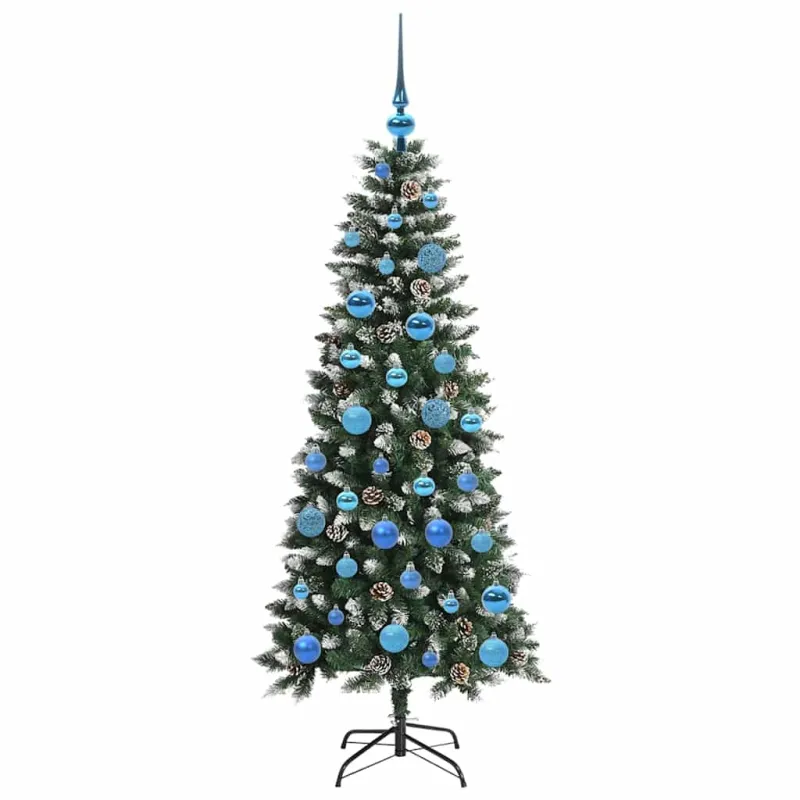 Dirbtinė Kalėdų eglutė Žalia 150 cm PVC, plastikas ir plienas