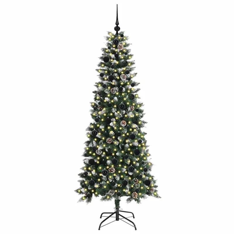 Dirbtinė Kalėdų eglutė Žalia 180 cm PVC, plastikas ir plienas