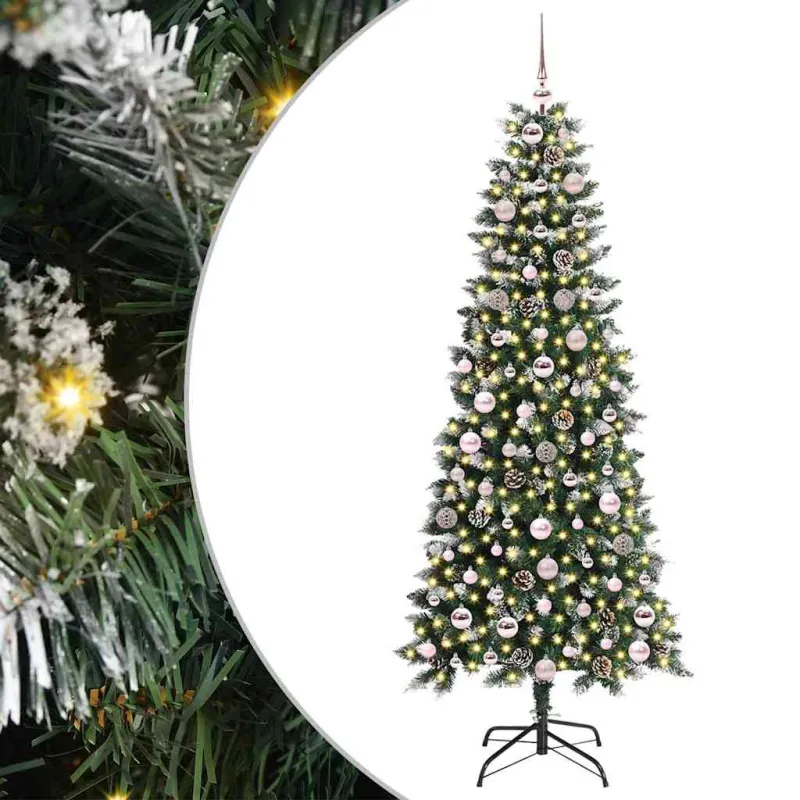 Dirbtinė Kalėdų eglutė Žalia 180 cm PVC, plastikas ir plienas