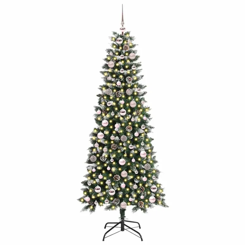 Dirbtinė Kalėdų eglutė Žalia 180 cm PVC, plastikas ir plienas