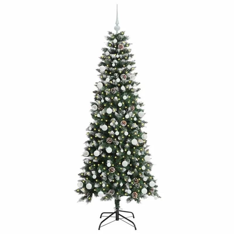 Dirbtinė Kalėdų eglutė Žalia 180 cm PVC, plastikas ir plienas