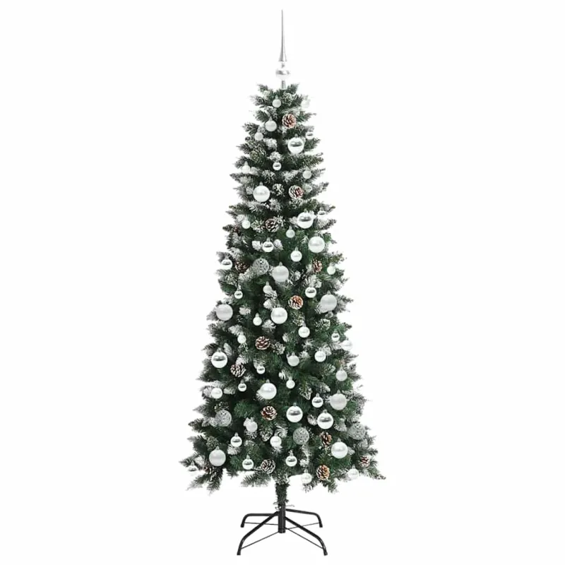 Dirbtinė Kalėdų eglutė Žalia 180 cm PVC, plastikas ir plienas