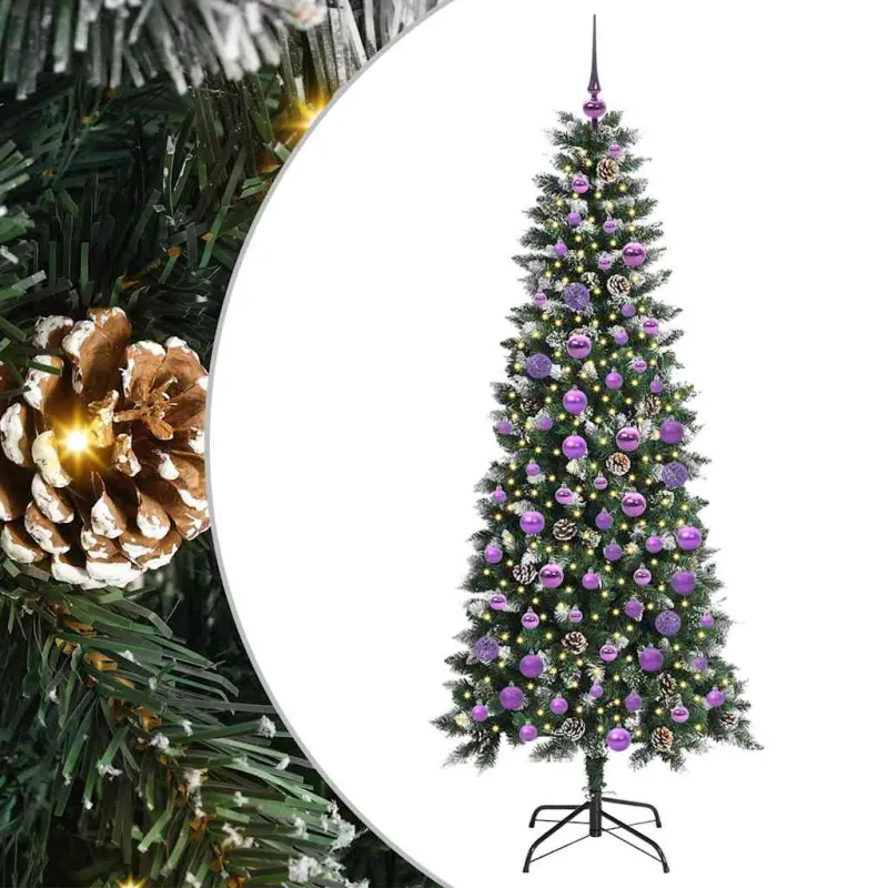 Dirbtinė Kalėdų eglutė Žalia 180 cm PVC, plastikas ir plienas