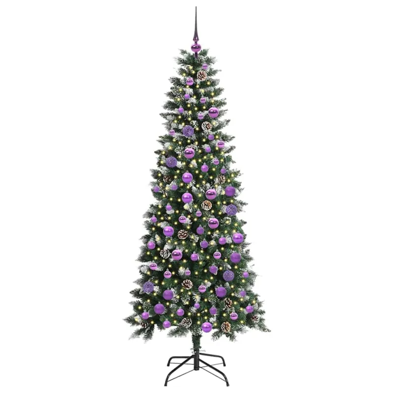 Dirbtinė Kalėdų eglutė Žalia 180 cm PVC, plastikas ir plienas