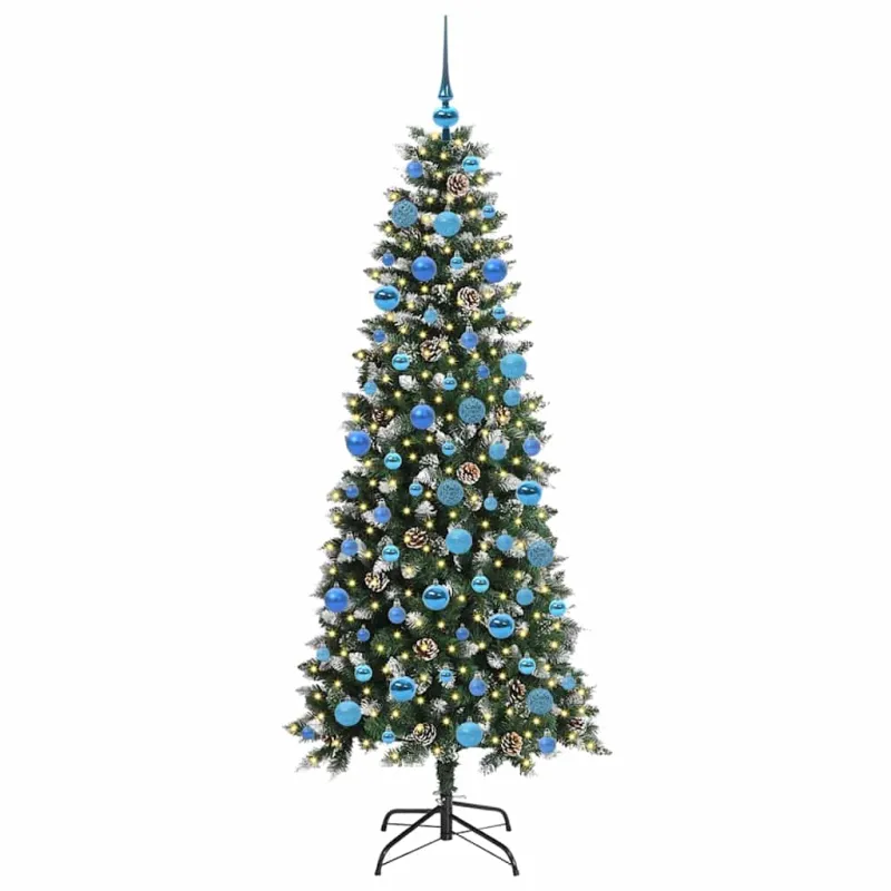 Dirbtinė Kalėdų eglutė Žalia 180 cm PVC, plastikas ir plienas