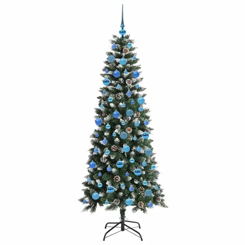 Dirbtinė Kalėdų eglutė Žalia 180 cm PVC, plastikas ir plienas