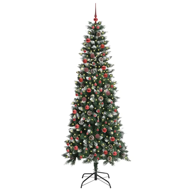 Dirbtinė Kalėdų eglutė Žalia 210 cm PVC, plastikas ir plienas