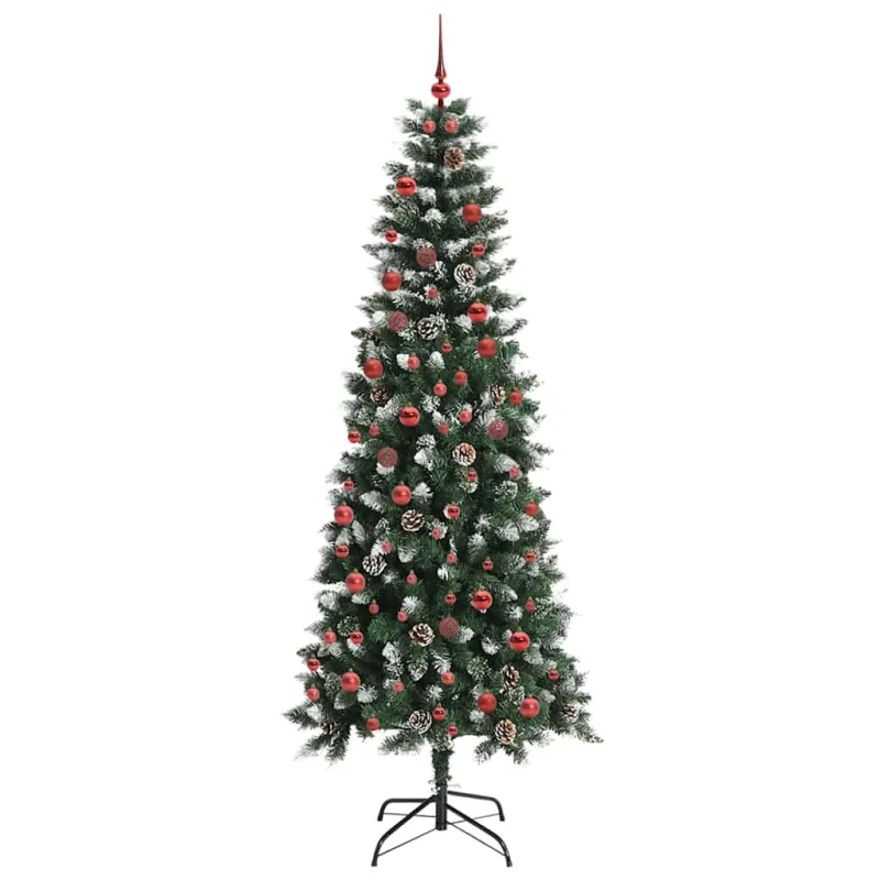 Dirbtinė Kalėdų eglutė Žalia 210 cm PVC, plastikas ir plienas